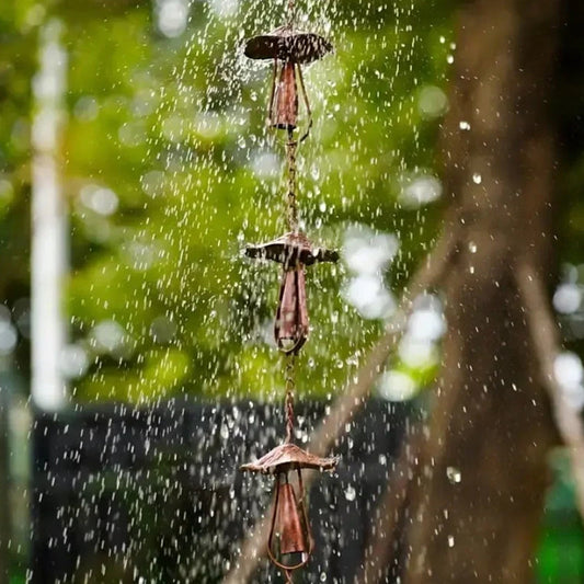 🔔Decorative Mushroom Rain Chain for Gutter