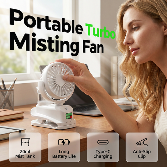 🌀USB Rechargeable Personal Cooling Fan