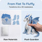 ⛄🌟DIY Ice Dragon Felt Patchwork Kit Arctic Winter Guardian Sewing Set