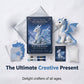 ⛄🌟DIY Ice Dragon Felt Patchwork Kit Arctic Winter Guardian Sewing Set