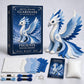 ⛄🌟DIY Ice Dragon Felt Patchwork Kit Arctic Winter Guardian Sewing Set