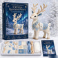 ⛄🌟DIY Ice Dragon Felt Patchwork Kit Arctic Winter Guardian Sewing Set