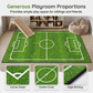 Soccer Field Non-Slip Area Rug