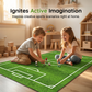 Soccer Field Non-Slip Area Rug