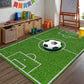 Soccer Field Non-Slip Area Rug
