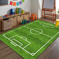 Soccer Field Non-Slip Area Rug