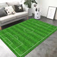 Soccer Field Non-Slip Area Rug