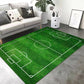 Soccer Field Non-Slip Area Rug