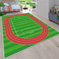 Soccer Field Non-Slip Area Rug