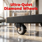 Foldable, quiet handcart