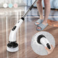 💪 Rechargeable Cleaning Brush with Telescopic Pole & 8 Heads — No Bending, No Kneeling, Just Effortless Cleaning