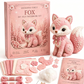 🎀50% OFF | Pink Enchanted Forest DIY Felt Patchwork Kit – Pre-Cut Pieces & Step-by-Step Guide, Relaxing Screen-Free Craft!