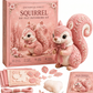 🎀50% OFF | Pink Enchanted Forest DIY Felt Patchwork Kit – Pre-Cut Pieces & Step-by-Step Guide, Relaxing Screen-Free Craft!