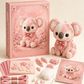 🎀50% OFF | Pink Enchanted Forest DIY Felt Patchwork Kit – Pre-Cut Pieces & Step-by-Step Guide, Relaxing Screen-Free Craft!