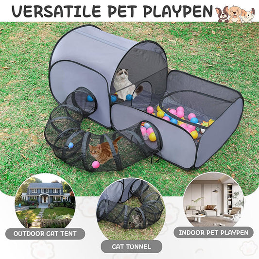 🐾🏠Large Cat Tunnel for Play and Lounging