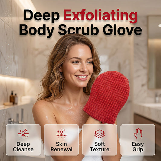 Exfoliating Body Scrub Glove Hydrating Shower Mitt