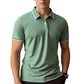 🚆 Men's Contrast Lapel Quick-Dry Short Sleeve T-Shirt – A crisp, collared look without the weight of a full polo. Quick-dry, crease-resistant fabric for busy mornings & commutes. Pairs perfectly with chinos, jeans & shorts 🕶️