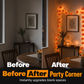 🎃 Last Day Special Price £9.99!🌼 Artificial Marigold Flower Led String Light – Perfect For Day Of The Dead & Halloween, 20 Leds, 8 Modes, Waterproof. Create A Festive Altar Or Spooky Porch! 🕯️🧡