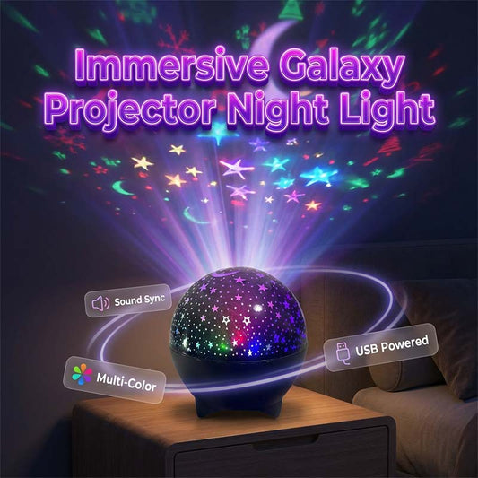 USB LED Galaxy Projector Night Light