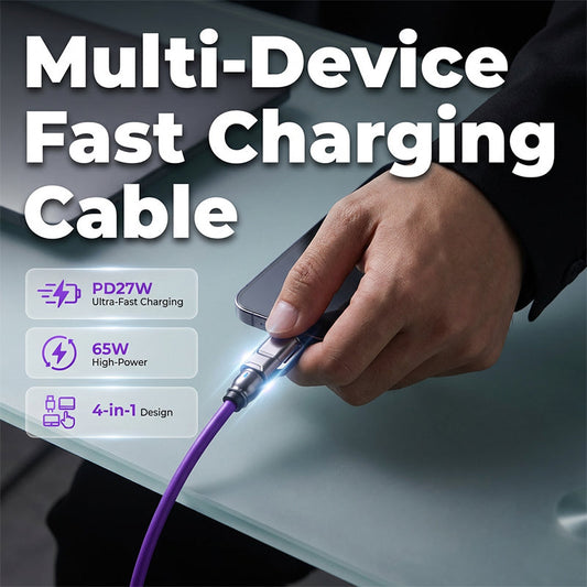 Multi-Functional 4-in-1 Fast Charging Cable