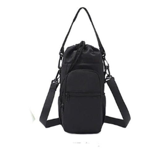 Water Bottle Carrier Bag with Phone Pockets