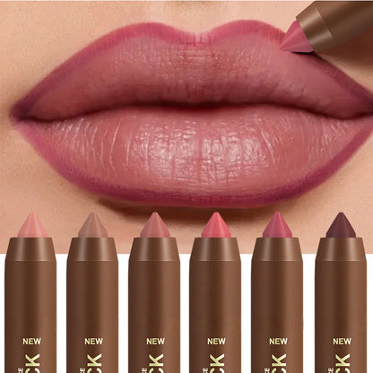 💋 Long-Lasting Matte Lip Crayon – 2-in-1 liner & lipstick, hydrating & precise