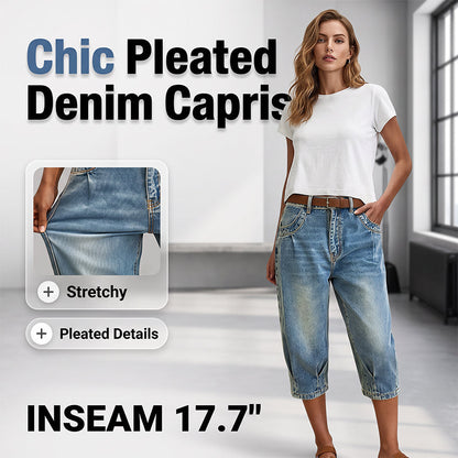 Women’s Vintage Capri Denim Jeans
