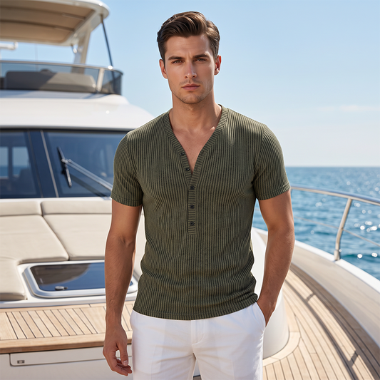 Men’s Summer Ice-Silk Breathable, Moisture-Wicking T-Shirt