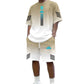 👕🩳Men's Summer T-Shirt & Shorts Two-Piece Set