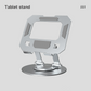 Adjustable Aluminum Tablet Stand with Rotating Base