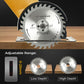 Angle Grinder Cutting Stand with Protective Cover Kit – 0-45° Adjustable, 0-40mm Depth, Fits 4"-5" (100-125mm) Grinders, Iron+ABS, 11 Pcs with Dust Hose & Blades 🔧