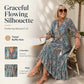 Women's V-Neck Paisley Print Dress