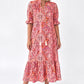 Women's V-Neck Paisley Print Dress