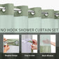 🔥Limited Special 50% OFF！🛁Easy installation, waterproof & privacy protection！🚿Waffle Pattern Shower Curtain