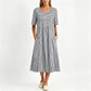 🌀☁️ LIMITED TIME 50% OFF! 👗Women's Casual Striped Relaxed Dress – Breezy fit & soft stripes – Perfect for effortless everyday style.