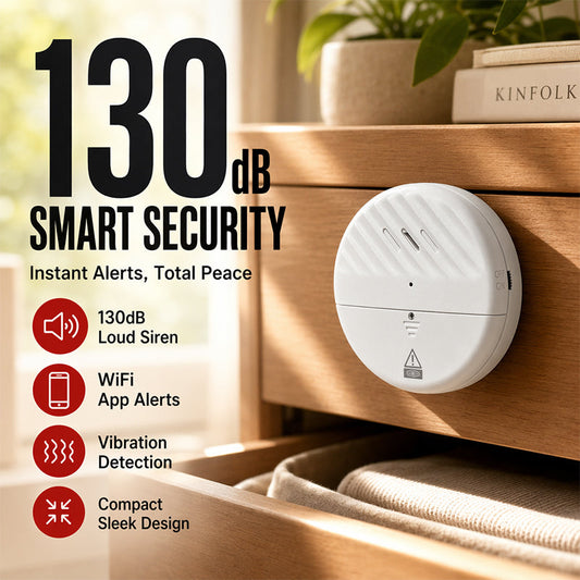 130dB Window and Door Vibration Alarm
