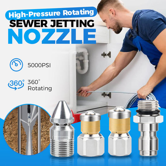 High-Pressure Rotating Sewer Jetting Nozzle