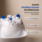 Blue and White Ocean Theme Key Holder Tray Ceramic Home Decor