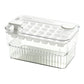 Press-Type Ice Cube Mold with Storage Box and Lid