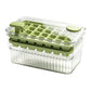 Press-Type Ice Cube Mold with Storage Box and Lid