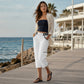 👖50% OFF NOW ! ✨Women's High-Waist Cargo Capri Pants – Breathable Cotton with Utility Pockets, Adjustable Cuffs Casual Summer Trousers