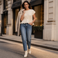 Women's Casual Cap Sleeve Ruched Top