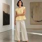 Women's Casual Cap Sleeve Ruched Top
