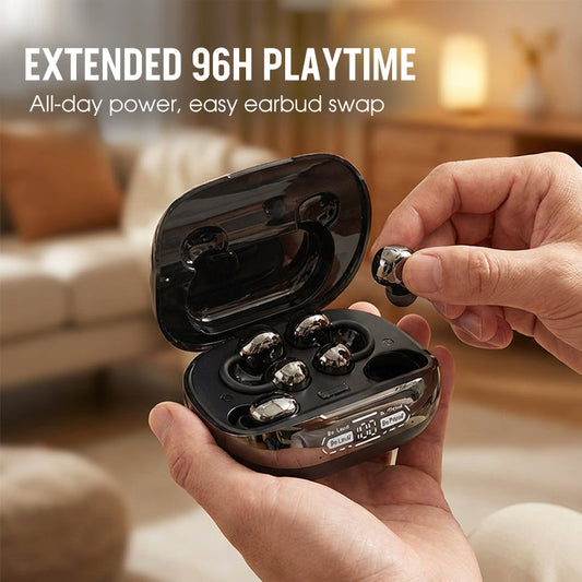 🎧Bluetooth 6.0 Clip-On & In-Ear Wireless Earbuds