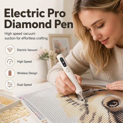 💎 Save 50%! 🖊️ Electric Diamond Pen – Rechargeable, wireless & ergonomic ✨