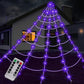 🕷️ 50% RABATT NU! Spindelnätslampa – 5 meter, batteridriven & flexibel installation – skapar magisk Halloween-stämning inomhus och utomhus 🕸️✨