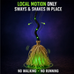 📢📢50% OFF !!⏰🧙 Animated Witch Broom Halloween Decoration with Lights and Sound