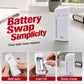 Portable Emergency Phone Charger AA Battery Powered Power Bank with LED Flashlight