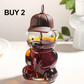 Affordable alternatives to Starbucks Cute Bear Shaped Glass Water Bottle