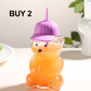 Affordable alternatives to Starbucks Cute Bear Shaped Glass Water Bottle